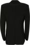 Norma Kamali Zwarte getailleerde blazer jas voor vrouwen Zwart Dames - Thumbnail 2