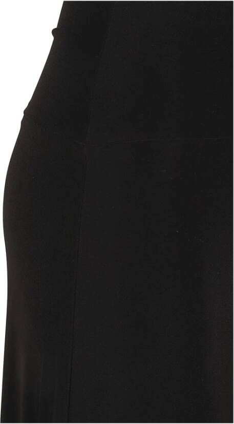 Norma Kamali Leather Trousers Zwart Dames