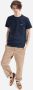 Norse Projects Niels T-shirt standard logo n01-0561 7004 Blauw Heren - Thumbnail 2