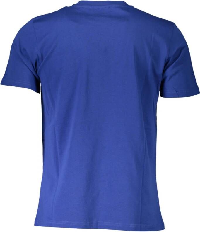 North Sails Blauw Heren T-shirt met korte mouwen Blauw Heren