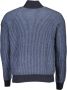 North Sails Blue Wool Sweater Blauw Heren - Thumbnail 2