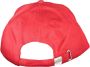 North Sails Elegante rode katoenen pet met logoscherm Red Unisex - Thumbnail 2