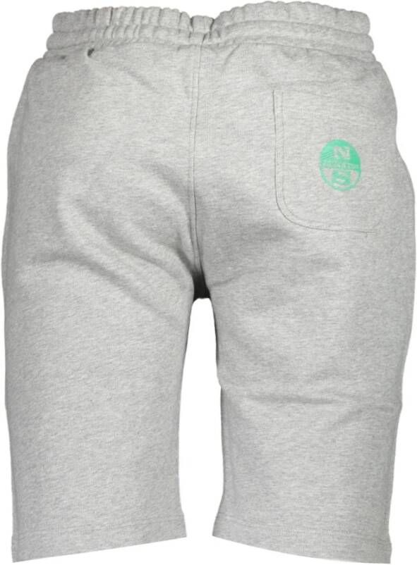 North Sails Gray Cotton Jeans & Pant Grijs Heren