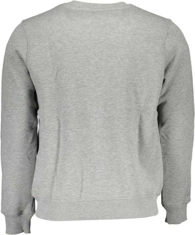 North Sails Gray Cotton Sweater Grijs Heren