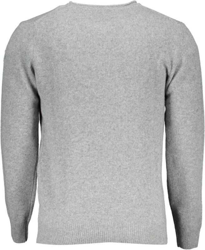 North Sails Gray Wool Sweater Grijs Heren
