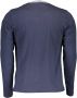North Sails Blauw Katoenen T-Shirt met Lange Mouwen Blue Heren - Thumbnail 2