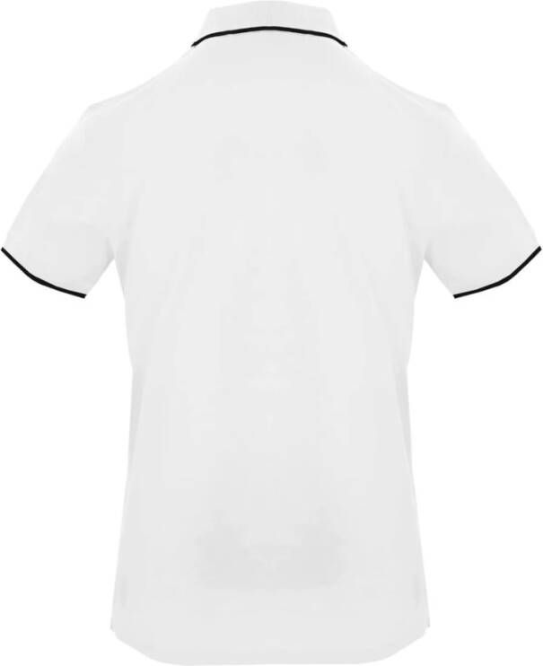 North Sails Polo Shirt met Logo Print in effen kleur Wit Heren
