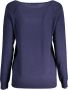 North Sails Blauwe shirt met lange mouwen en wijde halslijn Blauw Dames - Thumbnail 2