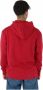 North Sails Rode Print Sweatshirt met Voorzakken Red Heren - Thumbnail 2