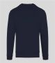 North Sails Zwart Logo Print Crewneck Sweatshirt voor Heren Blauw Heren - Thumbnail 2