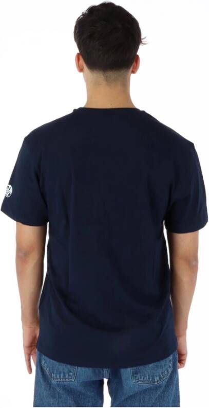 North Sails T-shirt Blauw Heren