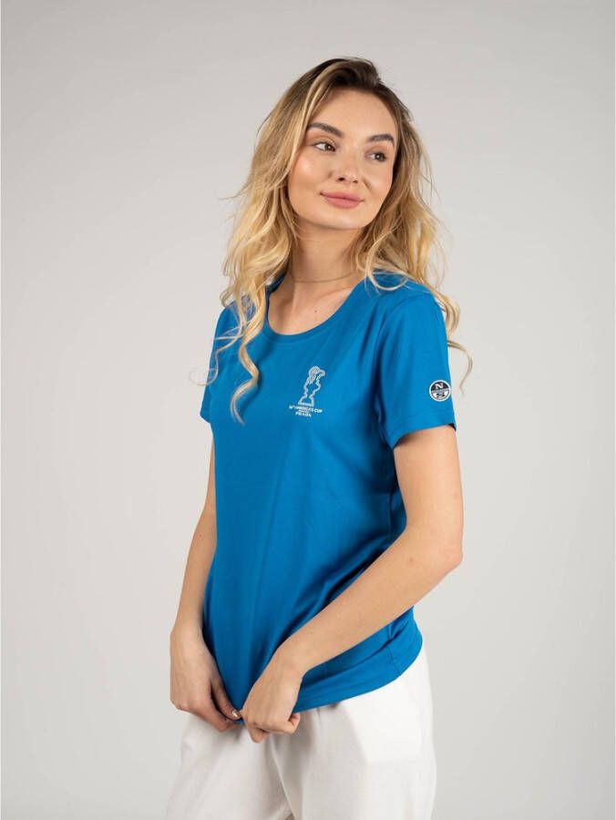 North Sails T-shirt Foehn Blauw Dames