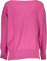 North Sails Chique Paarse Wollen V-hals Trui Purple - Thumbnail 2