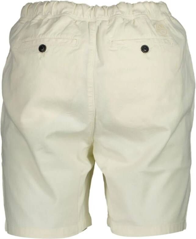North Sails White Cotton Jeans & Pant Wit Heren