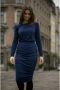 Notes Du Nord Jurk Blauw Dames - Thumbnail 2