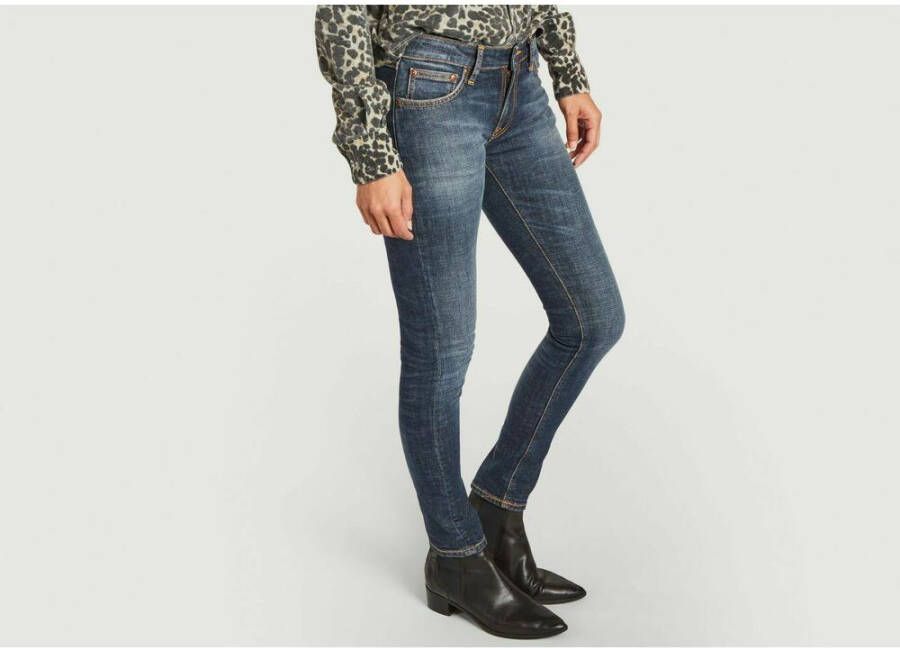 Nudie Jeans Skinny jean Blauw Dames