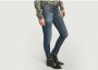 Nudie Jeans Donkerblauwe Slim Fit Skinny Jeans Blue Dames - Thumbnail 3