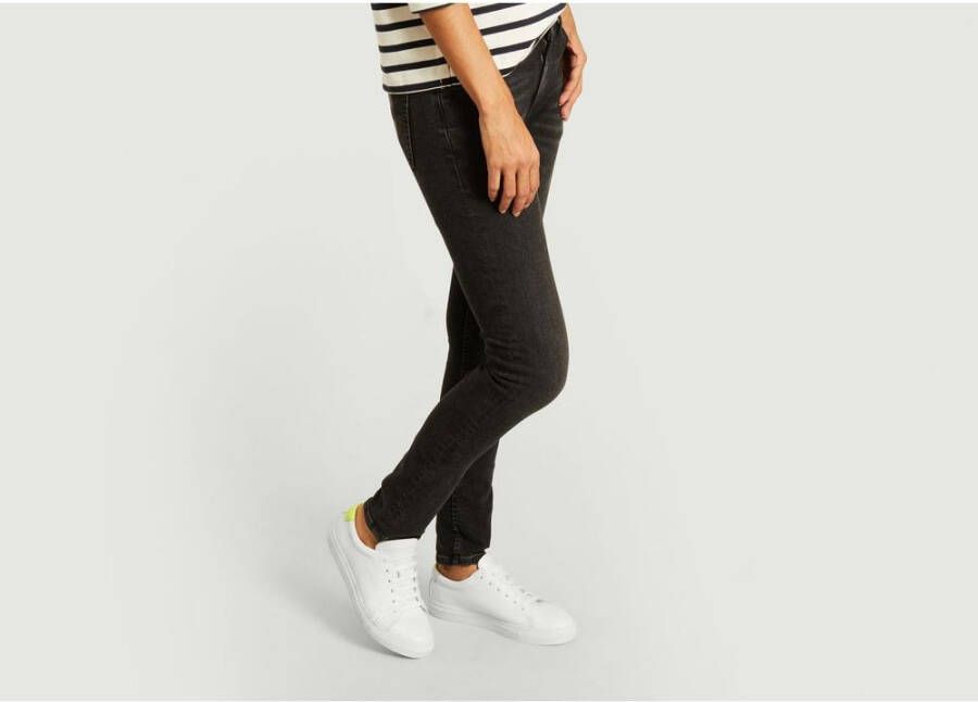 Nudie Jeans Skinny Lin jeans Zwart Dames