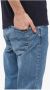 Nudie Jeans Grim Tim Slim Fit gewassen jeans Blauw Heren - Thumbnail 4