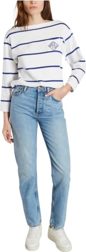 Nudie Jeans vrouw Lofty Lo Light Vintage Blauw Dames