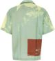 Oamc Gedrukt viscose -oversized shirt Groen Heren - Thumbnail 2