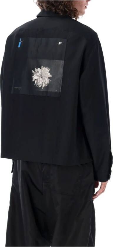 Oamc Zwart System Overhemd met Logo Zwart Heren