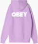 Obey Gedurfde Hood Lichtgewicht Sweatshirt Lavendel Purple Heren - Thumbnail 2
