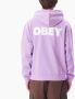 Obey Gedurfde Hood Lichtgewicht Sweatshirt Lavendel Purple Heren - Thumbnail 3
