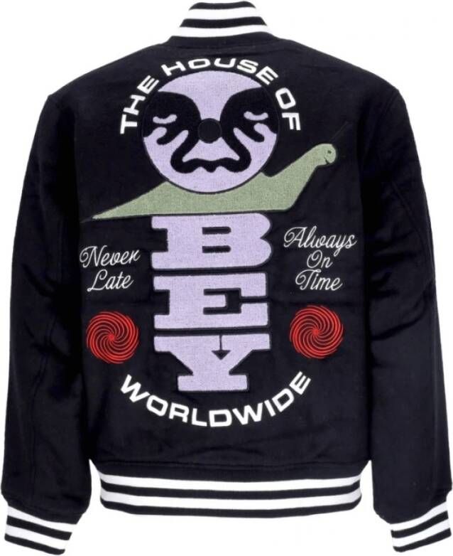 Obey Bomberjacks Zwart Heren