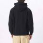 Obey Iconische Extra Zware Hoodie Zwart Black Heren - Thumbnail 2