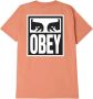 Obey Citrus Eyes Heren T-shirt Pink Heren - Thumbnail 2