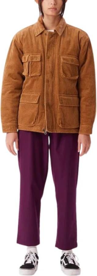 Obey Larson Jas Stijlvol en Trendy Bruin Dames