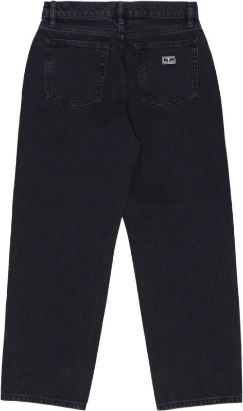 Obey Loose-fit Jeans Zwart Heren