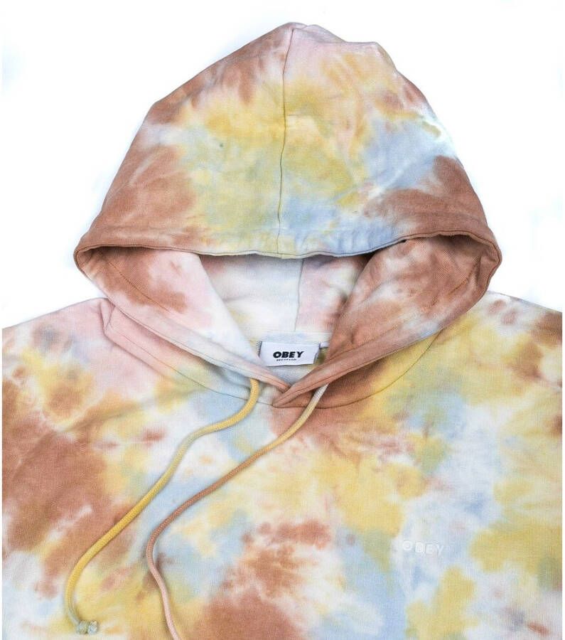 Obey Mini Bold Hood Sweatshirt Beige Dames