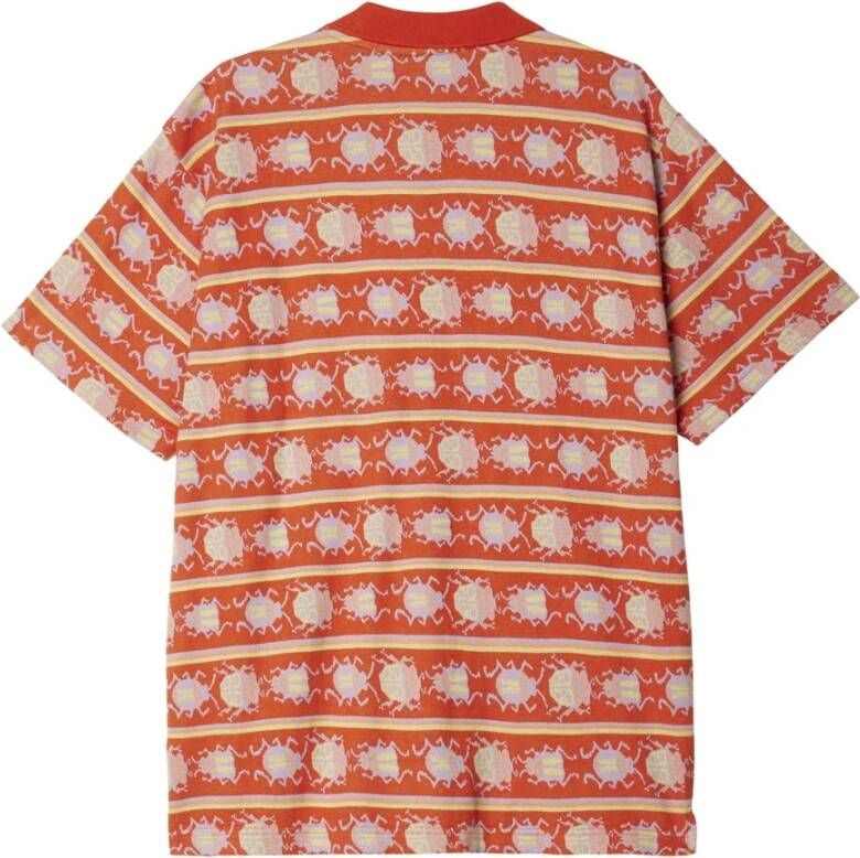 Obey Polo Shirt Rood Heren