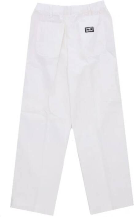 Obey Rechte broek Wit Dames