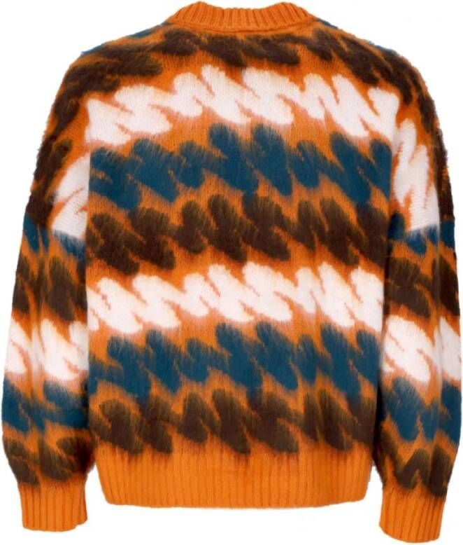 Obey Trui met ronde hals Oranje Dames