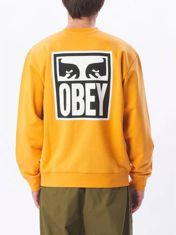 Obey Sweatshirts Geel Heren
