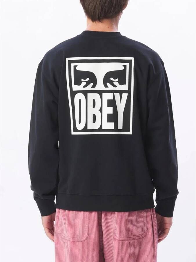 Obey Sweatshirts Zwart Heren