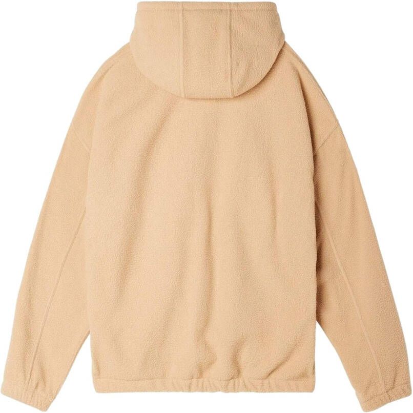 Obey Sweater met rits Beige Heren