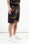 Octopus Zwarte Sweatshorts met Logo Multicolor Heren - Thumbnail 2