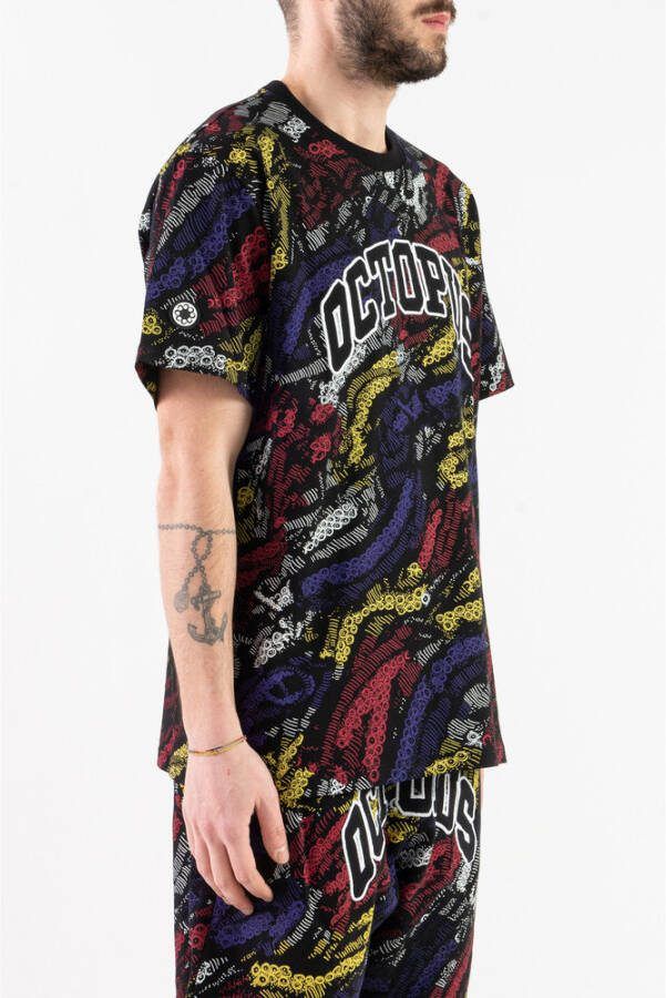 Octopus 22Sots09 short sleeve t-shirts Zwart Heren