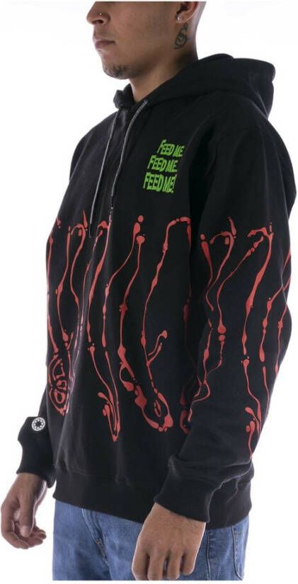 Octopus Hoodie Zwart Heren