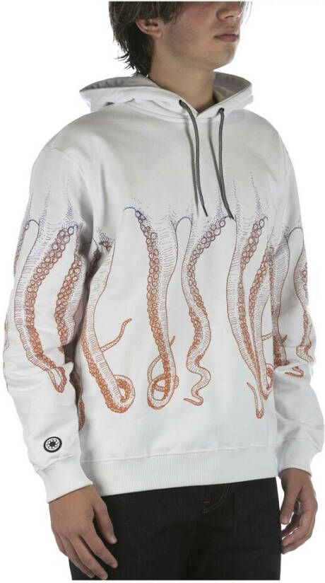 Octopus Hoodies Wit Heren