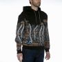 Octopus Zwarte Lichtgewicht Hoodie Bricks Multicolor Heren - Thumbnail 2