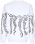 Octopus Sweatshirt White Heren - Thumbnail 2
