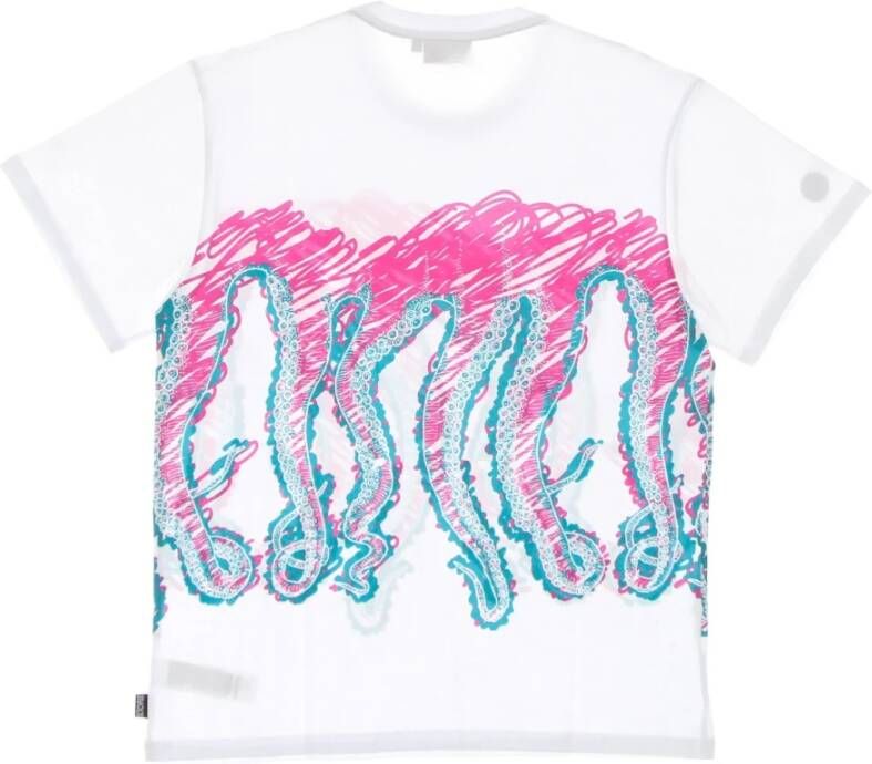 Octopus T-Shirts White Heren