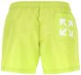Off White Fluo gele polyester zwembroek shorts Geel Heren - Thumbnail 2