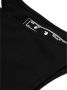 Off White Zwart Logo-Print Bikini Rits Ondergoed Black Dames - Thumbnail 2