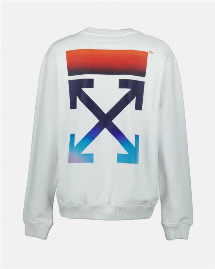 Off White Sweatshirt Wit Dames